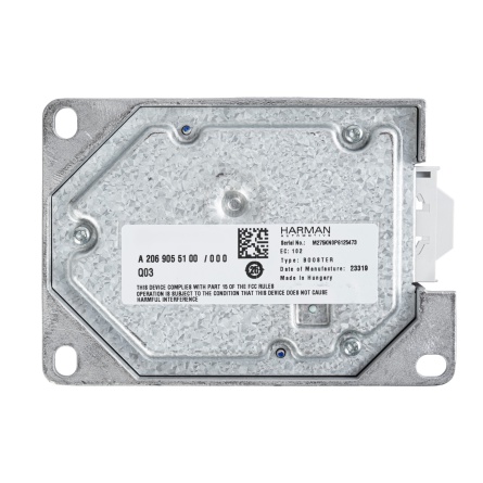 Amplifier for Hi-Fi system  Mercedes CLA 118, GLE 167, A-Class 177, C-Class 206, CLE 236, EQB 243, GLB 247, GLC 254, EQE 294 295, EQS 296 297 A2069055100